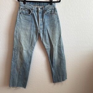Vintage 1990s Levi’s 501 30x25 Cut Off Jeans